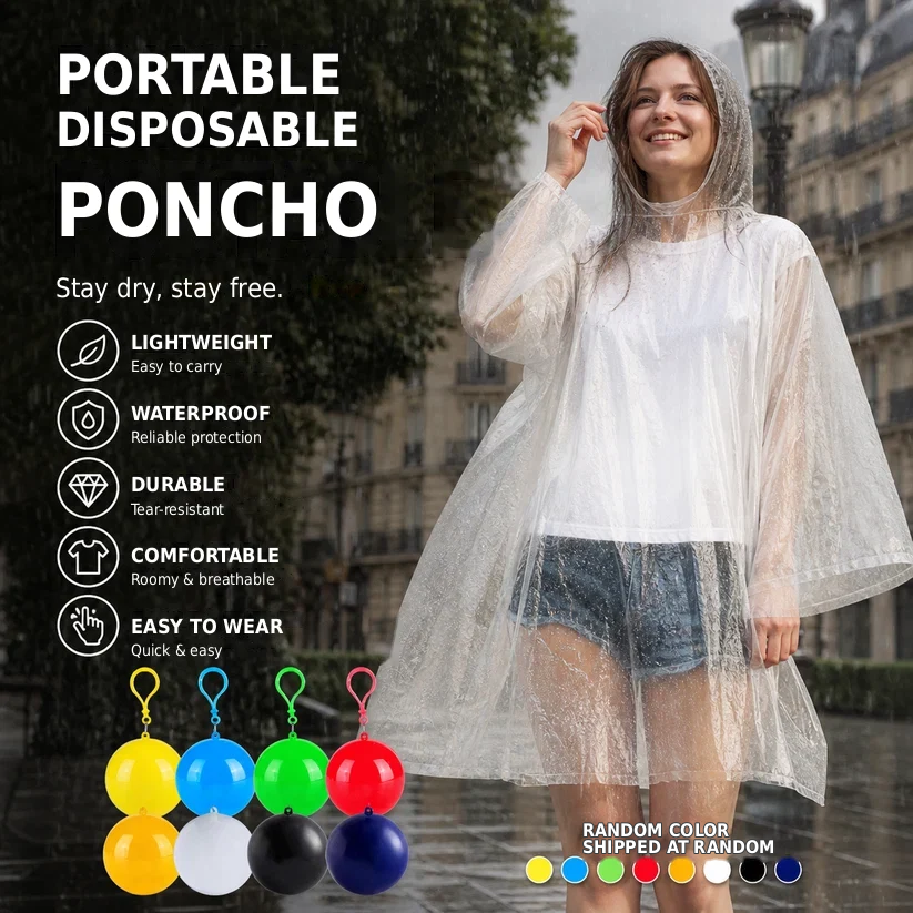 🔥 50% OFF TODAY ☔ Stay Dry Anywhere! Compact, Waterproof & Easy to Carry — Perfect for Your Backpack, Car & Travel 🎒🌧️