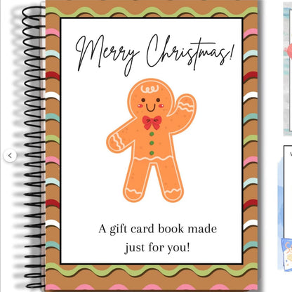 Christmas Gift Card Book