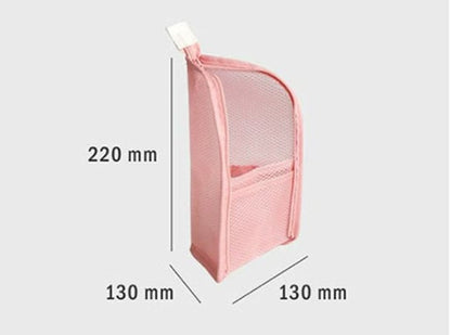 🎒Mesh Zipper Toiletry Storage Pouch - Multi-Pocket Travel Cosmetic Organizer Bag