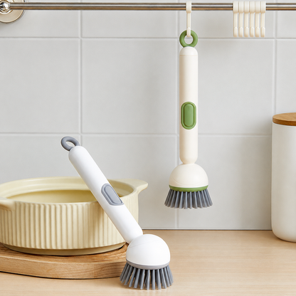 Rotating Soap Dispensing Dish Brush