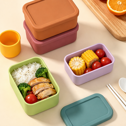 700ml Silicone Food Storage & Lunch Box