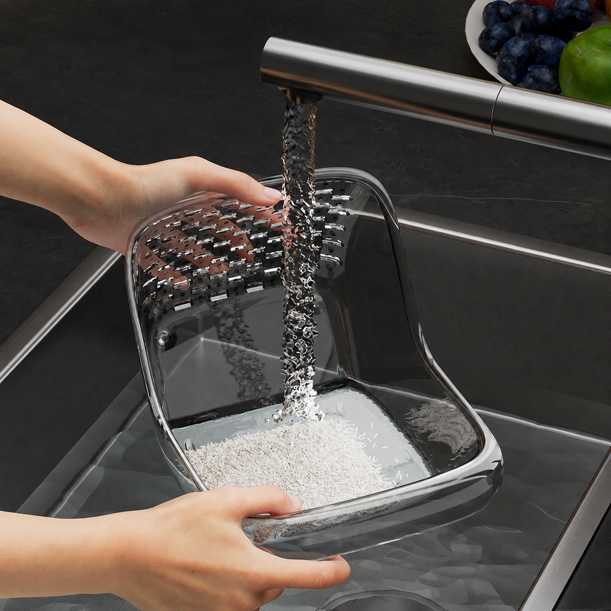 Multifunctional Wash & Drain Basket