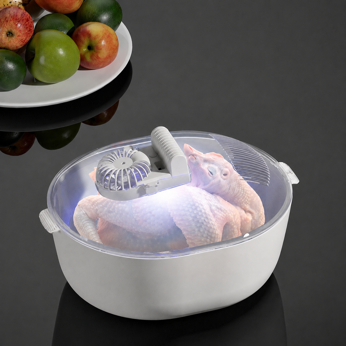 4-in-1 Quick Defrosting & Draining Bowl
