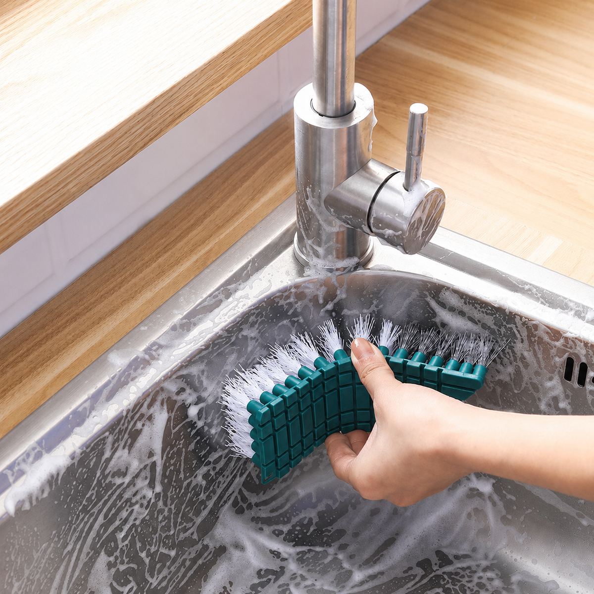 Flexible Multi-Surface Cleaning Brush