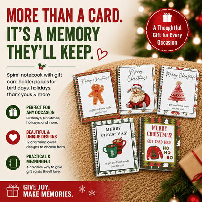 Christmas Gift Card Book