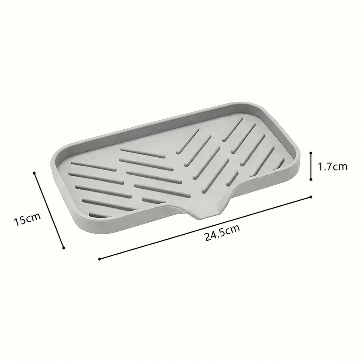 Self-Draining Soap Dish & Sink Organizer