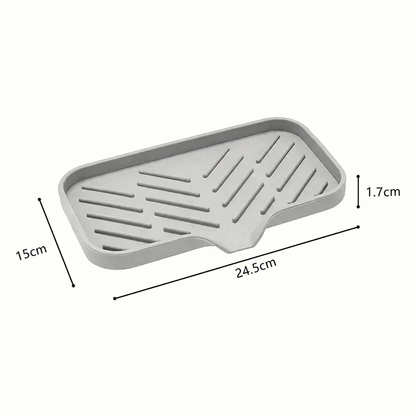 Self-Draining Soap Dish & Sink Organizer