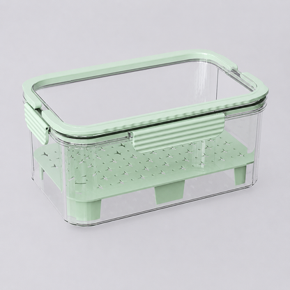 Portable Double-Layer Food Storage Container