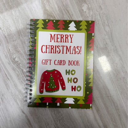 Christmas Gift Card Book
