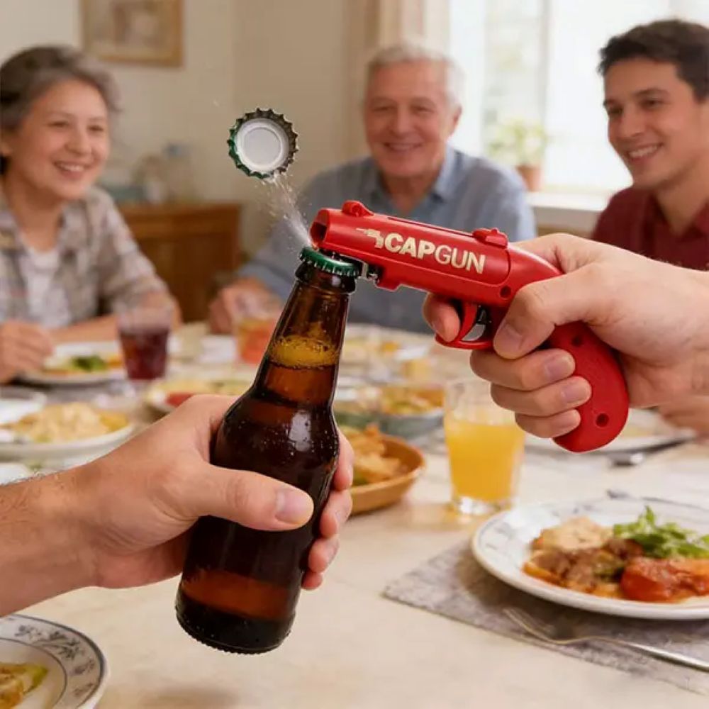 🍺 Open It. Pull It. Shoot It. – The Ultimate Bottle Opener