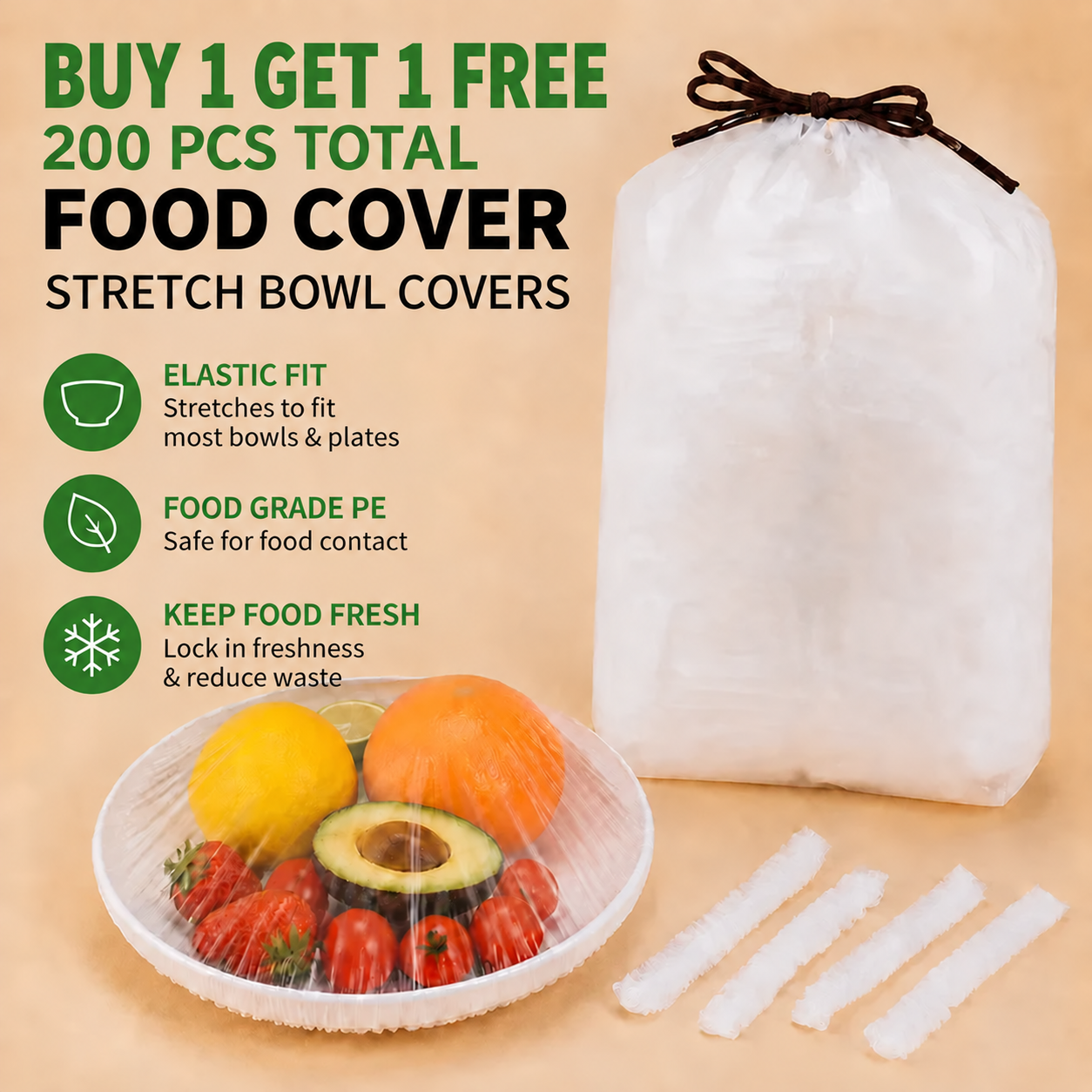 BUY 1 GET 1 FREE -200 PCS