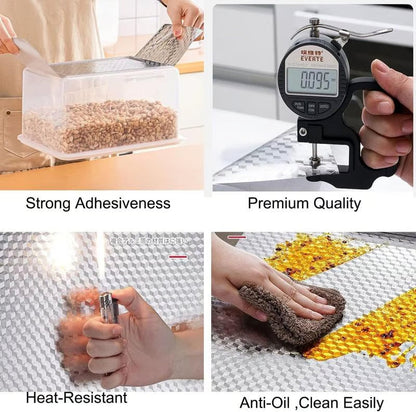🎁Last Day Promotion 49% OFF🔥Kitchen Peel and Stick Wallpaper Backsplash Waterproof Kitchen Stickers - Silver / Buy 1