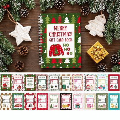 🔥Last Day 50% OFF - Christmas Gift Card Book